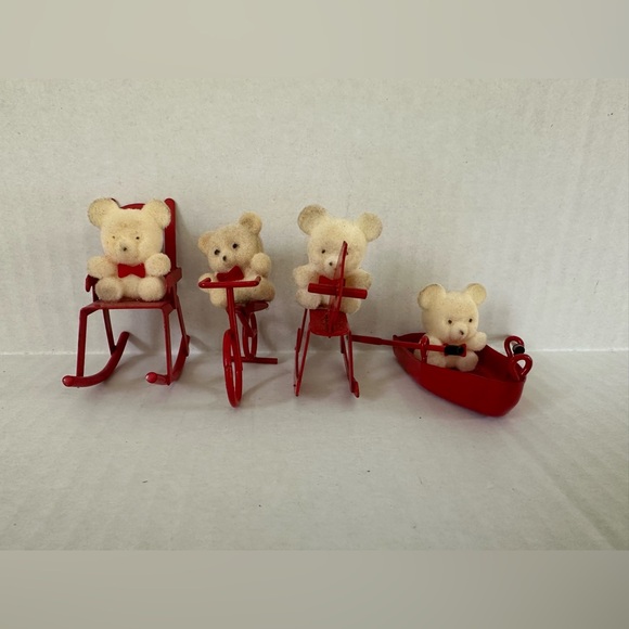 1980’s Avon Teddy Bear Ornament Collection - Picture 1 of 16